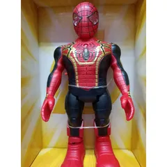 Mô Hình Nhân Vật Người Nhện Spider-Man Lắp Pin, Có Nhạc & Đèn Phát Sáng - Đồ Chơi Điều Khiển Từ Xa Thú Vị Cho Fan Marvel