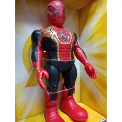 Mô Hình Nhân Vật Người Nhện Spider-Man Lắp Pin, Có Nhạc & Đèn Phát Sáng - Đồ Chơi Điều Khiển Từ Xa Thú Vị Cho Fan Marvel