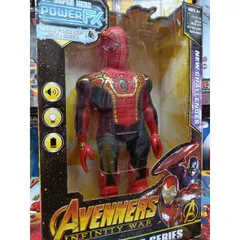 Mô Hình Nhân Vật Người Nhện Spider-Man Lắp Pin, Có Nhạc & Đèn Phát Sáng - Đồ Chơi Điều Khiển Từ Xa Thú Vị Cho Fan Marvel