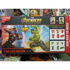 Hộp đồ chơi lắp ghép Robot Biến Hình Avengers - Chơi và Khám Phá Xe Ô Tô Siêu Anh Hùng cho Trẻ Em