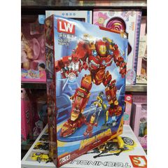 Hộp lê gô lắp ghép mô hình Robot Người Sắt HERO MECHA 2018