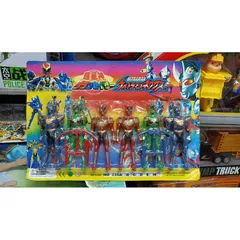 Bộ đồ chơi siêu nhân ULTRAMAN 335 - Bộ 6 nhân vật hành động cho trẻ em - Đồ chơi sáng tạo, phát triển trí tưởng tượng