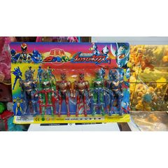 Bộ đồ chơi siêu nhân ULTRAMAN 335 - Bộ 6 nhân vật hành động cho trẻ em - Đồ chơi sáng tạo, phát triển trí tưởng tượng
