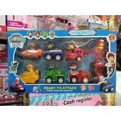 Hộp Đồ Chơi 7 Xe Ô Tô Đội Chó Cứu Hộ 777 - Đồ Chơi Trẻ Em Chất Lượng Cao, An Toàn và Vui Vẻ