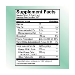 Viên Dầu Cá Kirkland Signature Wild Alaskan Fish Oil 1400mg - Hỗ Trợ Sức Khỏe Tim Mạch và Thị Lực, 230 Viên Mỹ