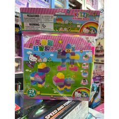 Bộ đồ chơi xếp hình Hello Kitty 001 - 29 chi tiết xếp hình vui nhộn cho trẻ em, quà tặng yêu thích cho fan mèo Hello Kitty