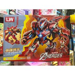 Xếp hình lắp ghép lê gô SUPER HEROES 2190-1