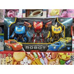 Hộp Đồ Chơi Lắp Ghép Robot Biến Hình thành Xe Ô Tô 339-36 - Đồ Chơi Xếp Hình Sáng Tạo cho Trẻ Em