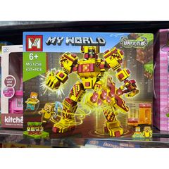Xếp Hình Lắp Ghép Lego MY WORLD 1258 - Bộ Đồ Chơi Xây Dựng Tương Tác Sáng Tạo Cho Trẻ Em