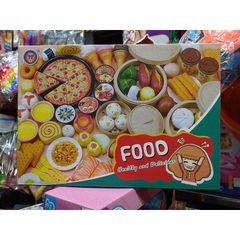 Hộp đồ chơi nấu ăn mô phỏng món ăn Healthy and Delicious 20B1 - Bộ 55 chi tiết cho trẻ em khám phá ẩm thực sáng tạo