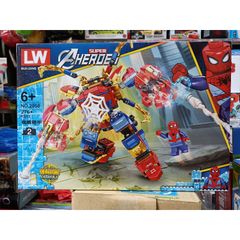 Hộp Lego Lắp Ghép Mô Hình Robot Người Nhện Super Heroes 2058-2 - Đồ Chơi Tăng Cường Sáng Tạo Cho Trẻ Em