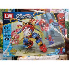 Hộp Lego Lắp Ghép Mô Hình Robot Người Nhện Super Heroes 2058-2 - Đồ Chơi Tăng Cường Sáng Tạo Cho Trẻ Em