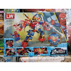 Hộp Lego Lắp Ghép Mô Hình Robot Người Nhện Super Heroes 2058-2 - Đồ Chơi Tăng Cường Sáng Tạo Cho Trẻ Em