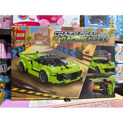 Hộp lê gô lắp ghép mô hình Xe ô tô CRAZY DRAG RACING 895
