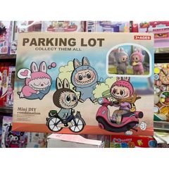 Hộp Đồ Chơi Lắp Ghép Đường Trượt Labubu PARKING LOT 111-444 - Đồ Chơi Xếp Hình Giáo Dục Cho Trẻ Em