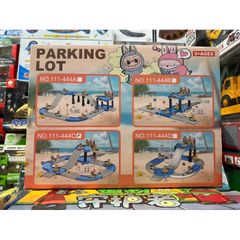 Hộp Đồ Chơi Lắp Ghép Đường Trượt Labubu PARKING LOT 111-444 - Đồ Chơi Xếp Hình Giáo Dục Cho Trẻ Em