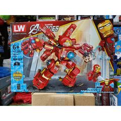 Hộp Lê Gô Lắp Ghép Robot Người Sắt Super Heroes 2058-1 - Bộ 283 Chi Tiết Xây Dựng Đồ Chơi Sáng Tạo Trẻ Em