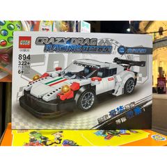 Hộp Lego Lắp Ghép Xe Ô Tô Crazy Drag Racing 894 - Đồ Chơi Mô Hình Xế Hộp Thể Thao Sáng Tạo Cho Trẻ Em