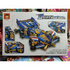 Hộp Lê Gô Lắp Ghép Xe Ô Tô Drift Bốn Bánh 821 - Đồ Chơi Lego Mô Hình Sáng Tạo Cho Trẻ Em