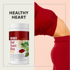 Viên uống hỗ trợ tim mạch Weider Red Yeast Rice Plus 1200mg - Giảm cholesterol, tăng cường sức khỏe, 240 viên