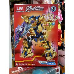Hộp Lego Lắp Ghép Mô Hình Robot Siêu Anh Hùng 2077-4 - Đồ Chơi Tư Duy Phát Triển Cho Trẻ Em