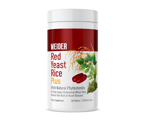 Viên uống hỗ trợ tim mạch Weider Red Yeast Rice Plus 1200mg - Giảm cholesterol, tăng cường sức khỏe, 240 viên