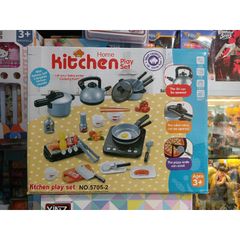 Bộ Đồ Chơi Nhà Bếp KITCHEN PLAY SET - Hộp Nấu Ăn Có Nhạc và Đèn Phát Sáng 5705, Tặng Pin Đi Kèm