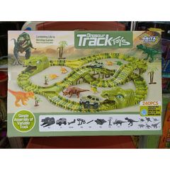 Hộp Đồ Chơi Lắp Ghép Đường Hầm Khủng Long Dinosaur Track Paradise 256A - Đồ Chơi Giáo Dục Kèm Pin Thú Vị cho Trẻ Em
