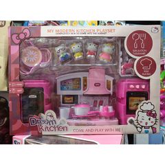 Hộp Đựng Thức Ăn Dream Kitchen - Hộp Tủ Bếp Có Nhạc và Đèn Phát Sáng 018-6, Phụ Kiện Nội Thất Độc Đáo