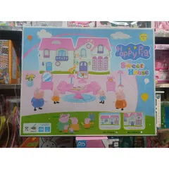 Hộp Đồ Chơi Nhà Heo Peppa Pig - Bộ Mô Phỏng Kèm Nội Thất Trang Trí Dành Cho Trẻ Em - Quà Tặng Tuyệt Vời 6005