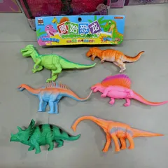 Bộ Đồ Chơi Khủng Long 6741 - Bộ Mô Hình Động Vật 6 Con Ngẫu Nhiên - Đồ Chơi Thú Vị Cho Trẻ Em