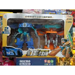Hộp đồ chơi lắp ghép Robot biến hình thành Xe ô tô 8415 - Đồ chơi xếp hình sáng tạo cho trẻ em, phát triển tư duy và kỹ năng lắp ráp