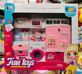 Đồ Chơi Nấu Ăn Có Nhạc Fun Toys 104 - Đồ Chơi Nhà Bếp 3 Ngăn Giúp Trẻ Phát Triển Kỹ Năng Tưởng Tượng và Sáng Tạo