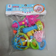 Bộ đồ chơi lắc dành cho trẻ sơ sinh 519 - 8 chi tiết nhiều màu sắc, an toàn và thú vị cho bé yêu phát triển vận động