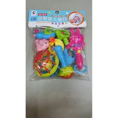 Bộ đồ chơi lắc dành cho trẻ sơ sinh 519 - 8 chi tiết nhiều màu sắc, an toàn và thú vị cho bé yêu phát triển vận động