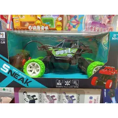 Xe Ô Tô Địa Hình Điều Khiển Từ Xa 4 Chiều Có Đèn Phát Sáng - Đồ Chơi RC Tặng Kèm Pin, Giao Màu Ngẫu Nhiên