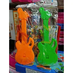Đàn guitar hình chú voi con phát sáng có nhạc, tặng kèm pin - Nhạc cụ trẻ em đáng yêu, màu sắc ngẫu nhiên