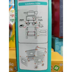 Hộp Đựng Thức Ăn Kèm Xe Đẩy Siêu Thị 3568-18 - Tiện Lợi Cho Bữa Ăn Gia Đình, Màu Sắc Ngẫu Nhiên