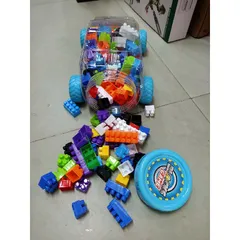 Hộp xếp hình ô tô BLOCKS GAME - 160 chi tiết lắp ráp ngẫu nhiên cho trẻ em - Đồ chơi thông minh phát triển tư duy