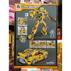 Mô Hình Xe Ô Tô và Robot BB300 - Đồ Chơi Lê Gô Lắp Ghép 2in1 Cho Bé - Sáng Tạo và Giải Trí