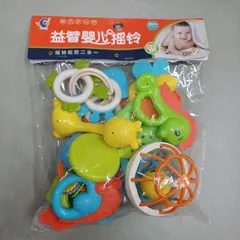Bộ đồ chơi Lúc lắc cho trẻ sơ sinh 566 - Set 10 chi tiết an toàn, màu sắc ngẫu nhiên, kích thích phát triển trẻ nhỏ
