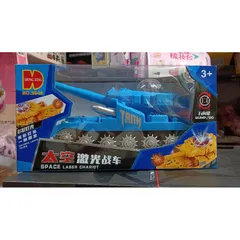 Mô hình Xe tăng điều khiển từ xa 2840 - Chạy pin, có nhạc và đèn LED phát sáng, tặng kèm pin và giao màu ngẫu nhiên