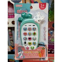 Bộ đồ chơi Điện thoại Thỏ 162-32 Kèm Pin - Đồ Chơi Giáo Dục Cho Trẻ Em, Nhiều Màu Sắc Ngẫu Nhiên
