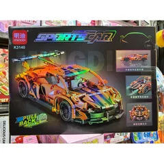 Hộp lê gô lắp ghép mô hình xe ô tô SPORTS CAR 3140
