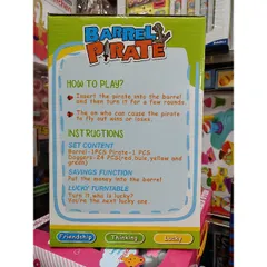 Hộp Đồ Chơi Hải Tặc May Mắn Lớn BARREL PIRATE - Đồ Chơi Trẻ Em Thú Vị Cho Bé Yêu Thích Phiêu Lưu
