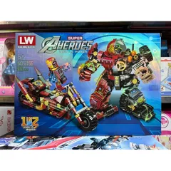 Hộp Lego Lắp Ghép 2in1 - Mô Hình Xe Máy & Robot Người Sắt 2156 - Đồ Chơi Xây Dựng Sáng Tạo Cho Trẻ Em