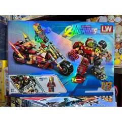 Hộp Lego Lắp Ghép 2in1 - Mô Hình Xe Máy & Robot Người Sắt 2156 - Đồ Chơi Xây Dựng Sáng Tạo Cho Trẻ Em