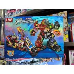 Hộp Lego Lắp Ghép 2in1 - Mô Hình Xe Máy & Robot Người Sắt 2156 - Đồ Chơi Xây Dựng Sáng Tạo Cho Trẻ Em