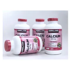 Viên uống bổ sung Canxi Kirkland Calcium 600mg và Vitamin D3 500 viên