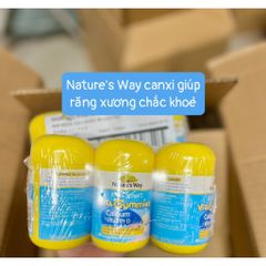 Kẹo Nature's Way 60 Viên Bổ Sung Canxi & Vitamin D Cho Trẻ Từ 2 Tuổi - Giúp Phát Triển Xương Chắc Khỏe, Tăng Cường Miễn Dịch